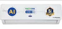 Carrier 1.5 Ton 3 Star AI Flexicool Inverter Split AC (Copper, Convertible 4-in-1 Cooling,High Density Filter, Auto Cleanser, 2023 Model,ESTER Exi - CAI18ER3R32F0,White)
