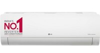 LG 1.5 Ton 3 Star DUAL Inverter Split AC (Copper, Super Convertible 5-in-1 Cooling, HD Filter with Anti-Virus Protection, 2023 Model, RS-Q18TNXE, White)