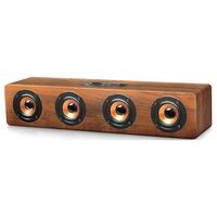 iGear iG-1130 Ensemble 20 watts Wooden Portable Soundbar with Bluetooth, USB/TF Card, FM Mode connectivity and In-built Sub-woofer for ExtraBass