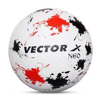 Vector X Neo Rubber Moulded Football (Black-Red)