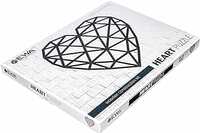 EWA Eco-Wood-Art Laser Cut Wall Decor 3D Wooden Puzzle for Interior Decoration - Heart - Wall Decal, Gift Articles Wall hangings Handmade Wall Decor DIY Kit for Self-Assembly Wooden Cutout for Craft