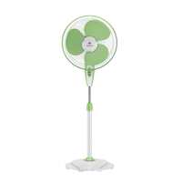 Havells Gatik Neo 400mm Pedestal Fan (White Green) [Apply ₹100 Off Coupon]