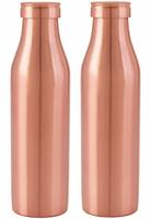 Nirlon Rust Free Copper Bottle Set, 1000Ml, Set of 2