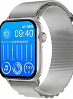 Fire-Boltt Newly Launched Vogue Large 2.05" Display Smart Watch, Always On Display, Wireless Charging, App Based GPS with Bluetooth Calling & 500+ Watch Faces (White)