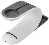 Amazon Basics - Apple Watch Charging Stand and Mobile Phone Holder with Cable | Grey