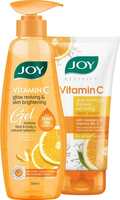 Joy Revivify Vitamin C Face Wash 150ml | Face Brightening Vitamin C Gel 300ml (Combo Pack)
