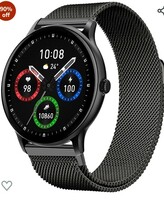 Fire-Boltt Phoenix Ultra Luxury Stainless Steel, Bluetooth Calling Smartwatch, AI Voice Assistant, Metal Body with 120+ Sports Modes, SpO2, Heart Rate Monitoring (Dark Grey) 