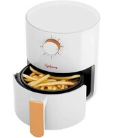 Lifelong 2.5L Air Fryer For Home With Timer Control Fry, Bake, Roast, Toast, Defrost, Grill & Reheat Hot Air Circulation Technology (White, Llhf25), 2.5 liters 
