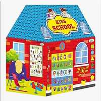 NHR School Theme Play Tent House for Kids 3+ Years and Above Water Repellent Big Size Play House for Girls and Boys, Multicolor