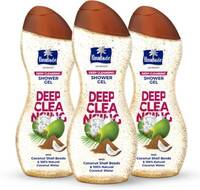 Parachute Advansed Deep Cleansing Shower Gel Daily Exfoliation, Coconut Shell Beads & Coconut Water  (3 x 250 ml)
