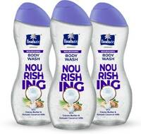 Parachute Advansed Noursihing Body Wash, Natural coconut Milk and Cocoa Butter, Hydrated Soft Skin (3 x 250 ml)