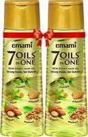 EMAMI 7 Oils In One 500ml - Pack of 2 Hair Oil  (1000 ml)