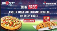 Domino's - Free Paneer Garlic Bread with your order 
