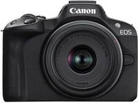 Canon EOS R50 Mirrorless Camera Body with RF - S 18 - 45 mm f/4.5 - 6.3 IS STM  (Black)
