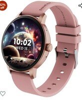 beatXP Vector 1.30” HD Display Bluetooth Calling Smart Watch, Rotary Crown, 320 * 320px, 60Hz Refresh Rate, 100+ Sports Modes, 24/7 Health Tracking (Champagne Gold) 