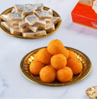 Swiggy Loot - 500gm Motichur Laddoo II 500gm Kaju Katli At Rs 149 Only [Ghar ka Khana by Eatfit restaurant]