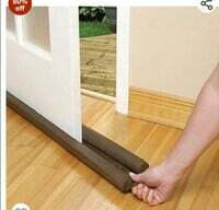 KBS Door Bottom Sealing Strip Guard Stopper Sealer for Sound and Dust Proof Home Office Kitchen Accessories Item Smart Gadgets Products (Size-39 inch) (Pack of 1) (Brown/Black)