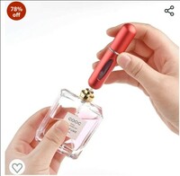 Limited-time deal: RICAMZI Portable Mini Perfume Refillable Atomizer Container, Portable Perfume Spray Bottle, Travel Perfume Scent Pump Case Fragrance Empty Spray Bottle for Traveling and Outgoing (5 ml) (1) 