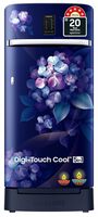 Samsung 189 L 5 Star Digi-Touch Cool Digital Inverter with Display Direct-Cool Single Door Refrigerator (RR21C2F25HS/HL, Hydrangea Blue, Base Stand Drawer, 2023 Model)