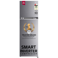 Lowest - LG 272 Litres 2 Star Frost Free Double Door Refrigerator with Inverter Technology (GL-N312SDSY.ADSZEBN, Dazzle Steel)