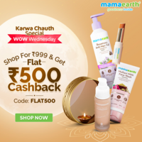 Mamaearth Wow Wednesday Karva Chauth Special-Shop For Rs.999 and get Flat Rs.500 Cashback