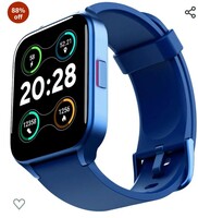 boAt Wave Max Smart Watch with 1.78'' AMOLED Display, HR, SpO2 Monitoring, 100+ Sports Modes, 5ATM Dust, Sweat & Splash Resistant and Notification Alerts(Deep Blue) 