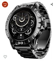 boAt Newly Launched Enigma Z30 with 1.39" HD Display, Bluetooth Calling,Luxurious Metal Body, HR&SpO2Monitoring, Functional Crown, Widget Control, 100+ Cloud Watch Faces, IP67(Classic Black) 