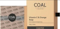 [108 coupon] COAL Clean Beauty Vitamin C & Orange Soap - 100g | Vitamin C, Orange Oil, Lemon Oil, Coconut Oil, Olive Oil | Reduces Dullness, Bright & Glowing Skin | Men & Women | All Skin Types