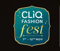 Cliq fashion fest sale : Up to 80%  off & 15% Off bank Offers 