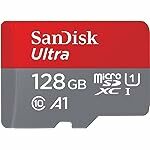 SanDisk Ultra® microSDXC UHS-I Card, 128GB, 140MB/s R, 10 Y Warranty, for Smartphones