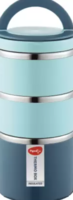Pigeon Thermo Warm and Fresh Insulated 3 Containers Lunch Box  (1350 ml, Thermoware)