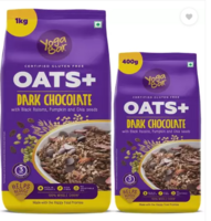 Yogabar High Protein Dark Chocolate Oatmeal 1kg with 400g Combo Pouch  (2 x 0.7 kg)