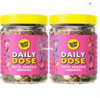 (Lowest Price) Yogabar SuperHealthy Dry Fruit Nuts, Seeds & Berries Organic Mix|Trail Snack (Pack of 2) Assorted Nuts  (2 x 162.5 g)