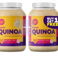 (3000 g, Pack of 2) Yogabar 1.5kg each Certified Organic Quinoa  (3000 g, Pack of 2)