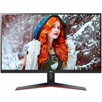 LG 27 inch (68cm) Full HD Monitor with IPS Panel (1920 X 1080 Pixels), 1ms, 75Hz, AMD Freesync with Gaming Mode, 3-Side Borderless Design, VGA, HDMI, Display Port, Tilt Stand, 27MP60G - Black