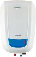 Hindware 5 L Storage Water Geyser (Immedio, White and Blue)