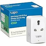 TP-Link Tapo P110 Mini 16A Smart Wi-Fi Plug, Energy Monitoring | Controller for Household Appliances Compatible 