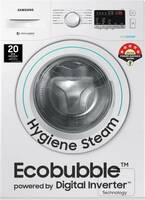 SAMSUNG 6.5 kg with Steam Fully Automatic Front Load Washing Machine with In-built Heater White