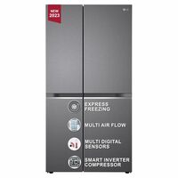LG 655 L Frost-Free Inverter Side-By-Side Refrigerator (2023 Model, GL-B257HDSY