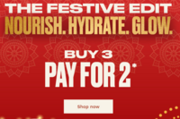The Body Shop Sale - Buy 3 pay For 2
