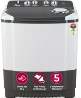 Lowest - LG 7 Kg 5 Star Semi-Automatic Top Loading Washing Machine (P7020NGAZ, Dark Gray, Wind Jet Dry)