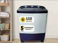 Lowest - LYF 7.5 Kg 5 Star Semi Automatic Top Loading Washing Machine (LWS-N75EASPP), Purple