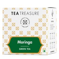 Tea Treasure Moringa Green Tea Box 10 Pyramid Tea Bags