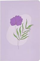 FACTOR NOTES 100 GSM A5 Notebook: Plain | 144 Pages (Violet Bloom