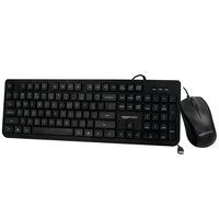 Amazon Basics Wired Keyboard and Optical Mouse Set for Windows