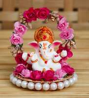 Polyresin Lord Ganesha Palki Idol, By eCraftIndia
