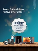Philips Festival Offer : Get free movie tickets worth Rs 8400