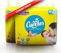 Cuddles - Super Pants Combo Pack - Medium (74*2) - M  (148 Pieces)