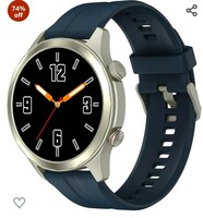 Noise Newly Launched Twist Pro Smartwatch with 1.4" HD Display, Bluetooth Calling, Functional Crown, Metallic Build, Productivity Suite, 24/7 Heart Rate and 120 Sports Modes- (Classic Blue) 