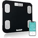 beatXP Weighing Scale with 13 Essential Body Parameters | Bluetooth Weighing Machine with Smart Fitness App and Backlit LCD Display (18 Months Warranty) (SmartPlus)